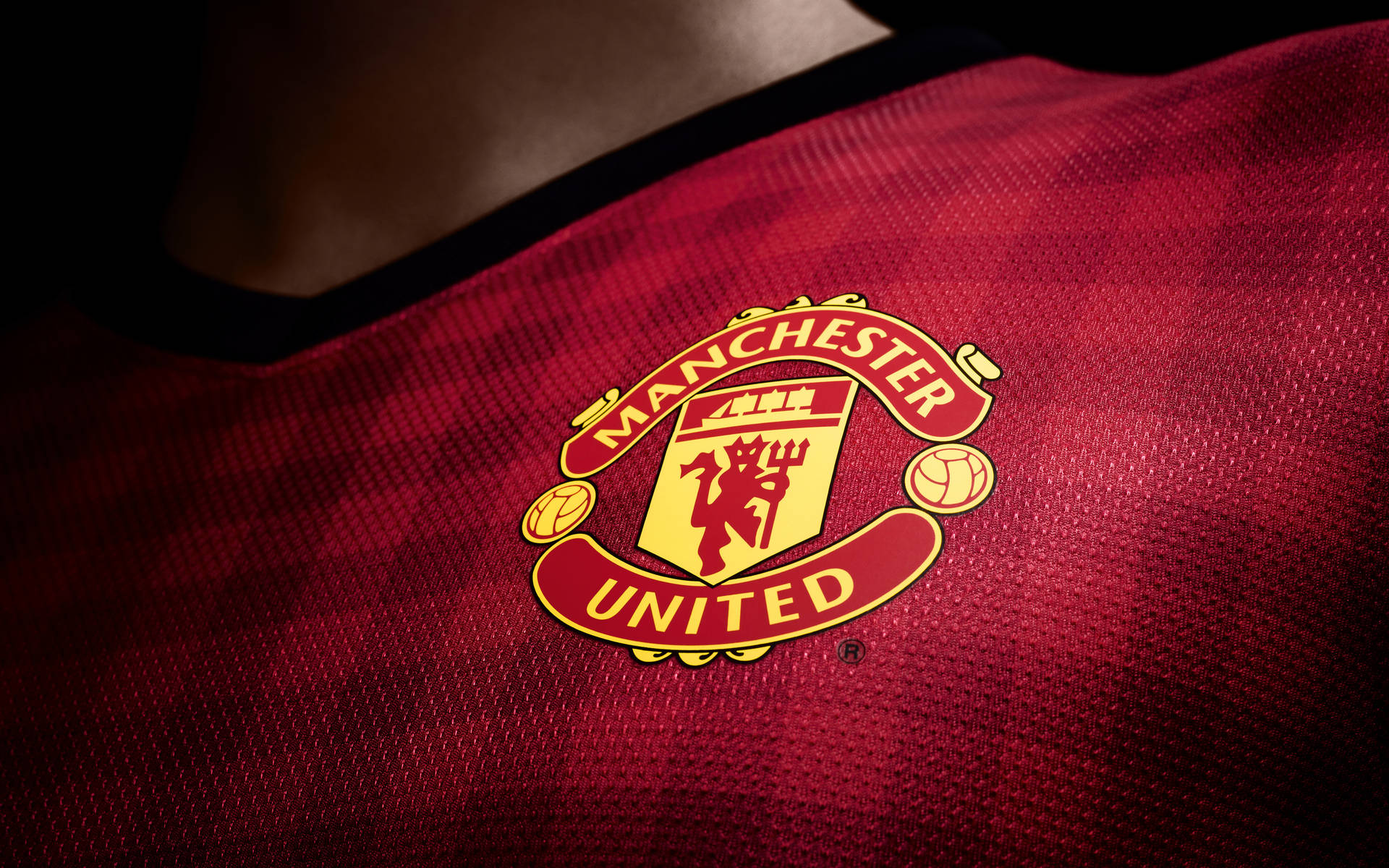 Manchester United Football Uniform Background