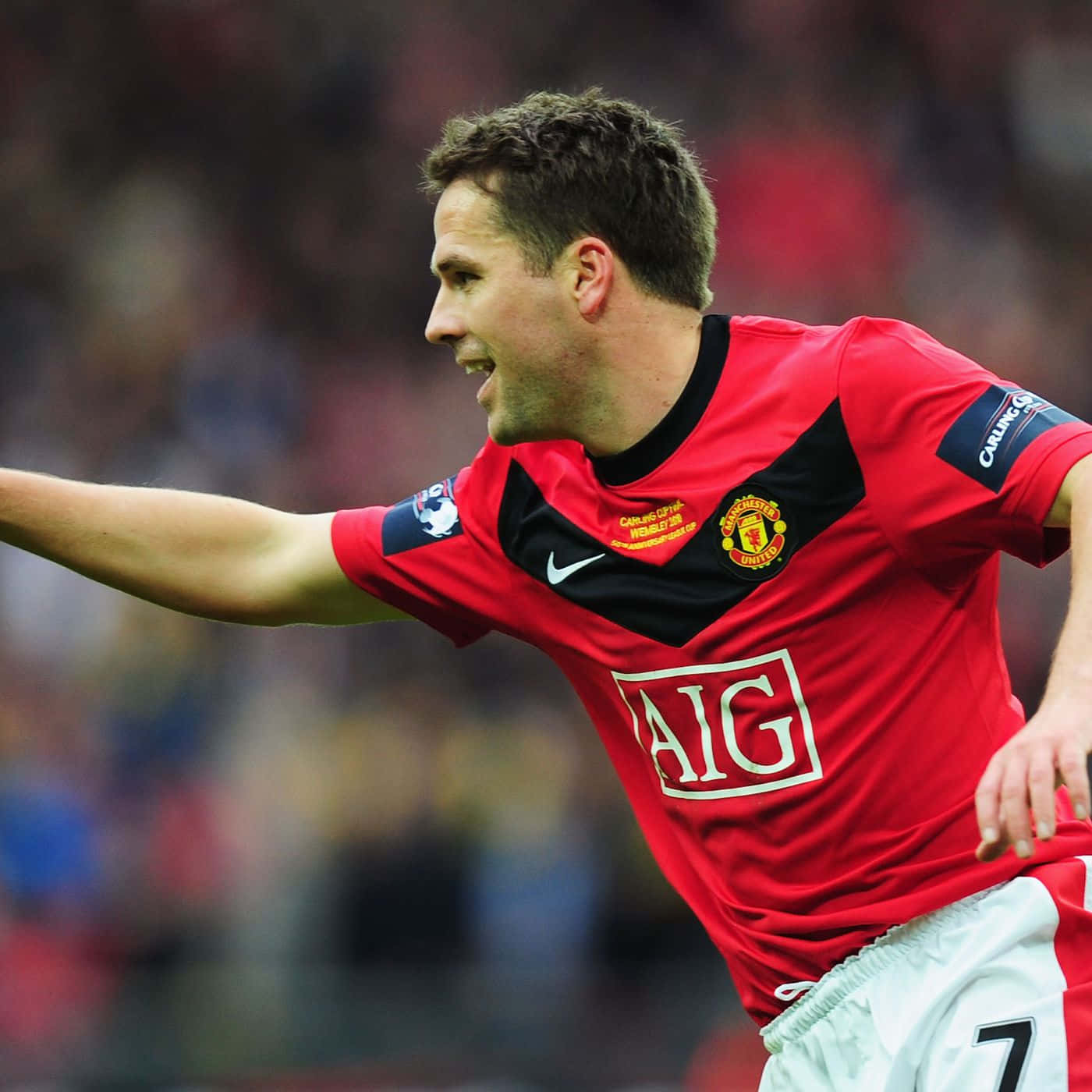 Manchester United Footballer Michael Owen Background