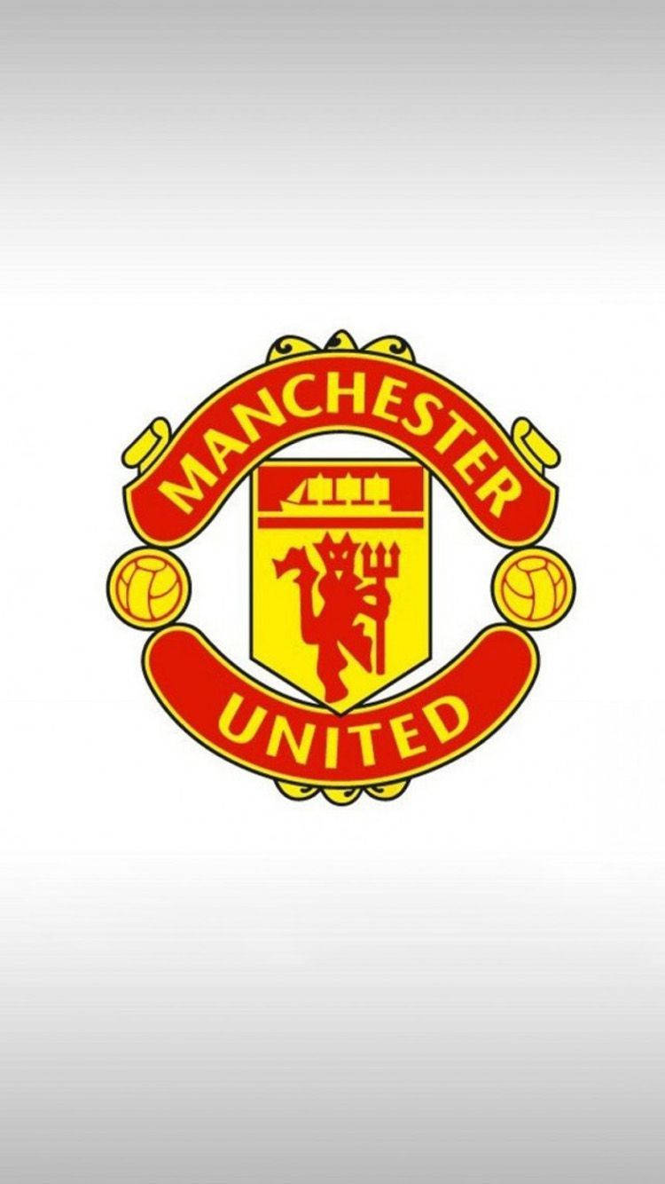Manchester United Logo Classic Design Background