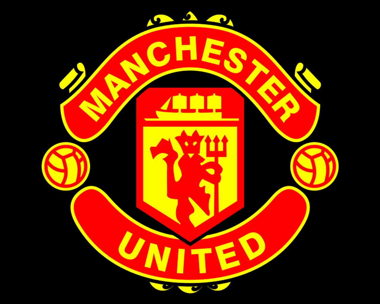Manchester United Logo Football Club Background