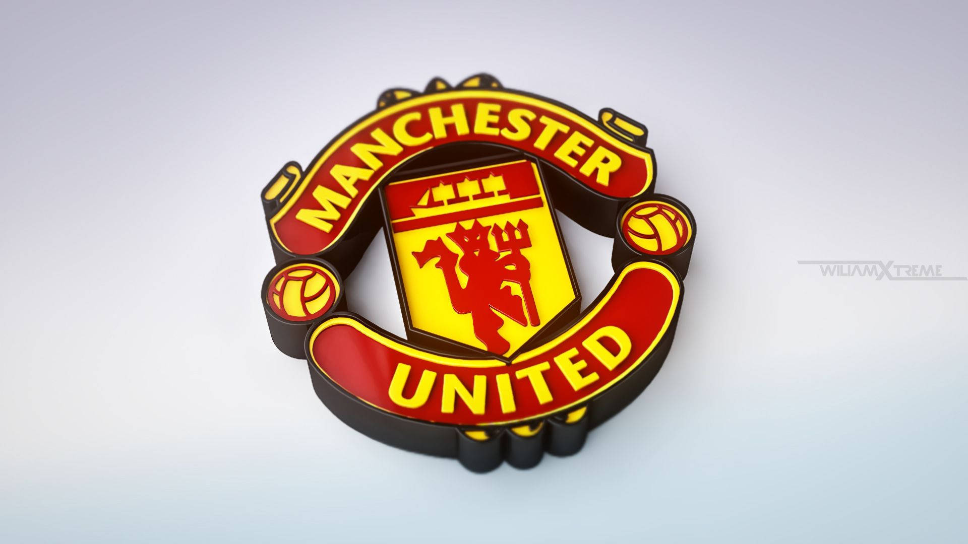 Manchester United Logo In 3d