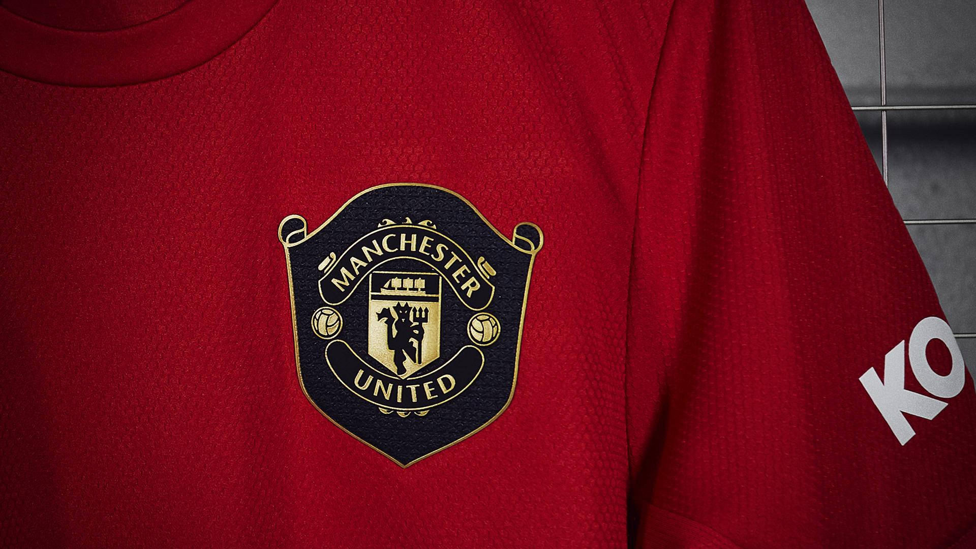 Manchester United Logo Patch Background