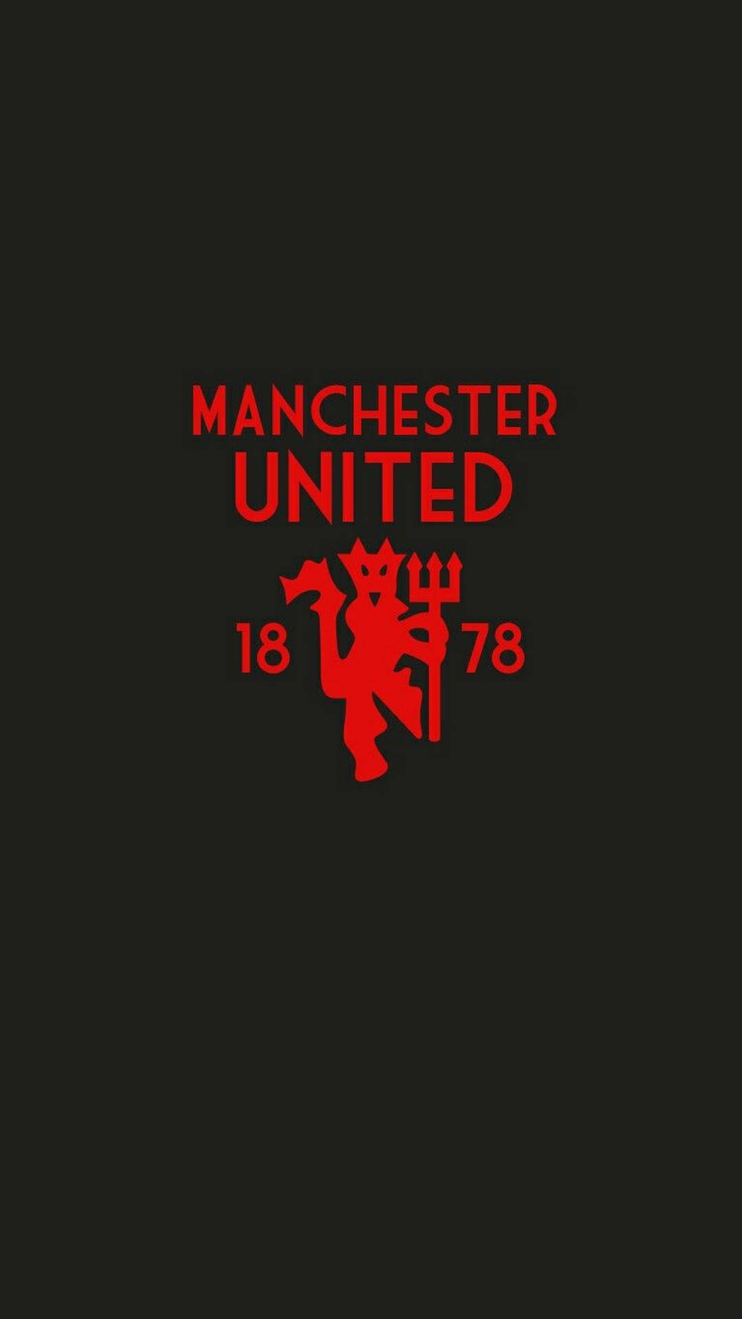 Manchester United Logo Red Lion Background