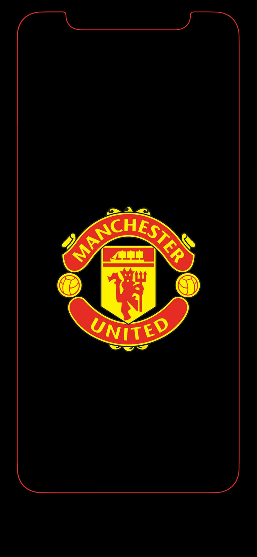 Manchester United Logo Wallpaper Background