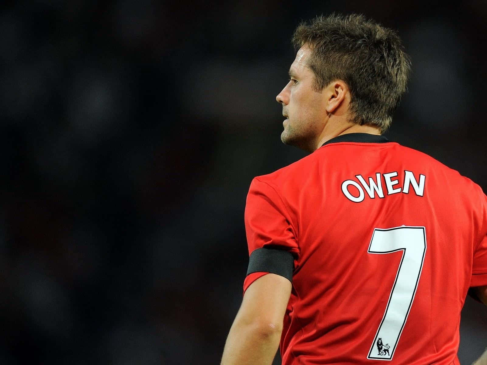 Manchester United No. 10 Michael Owen Background