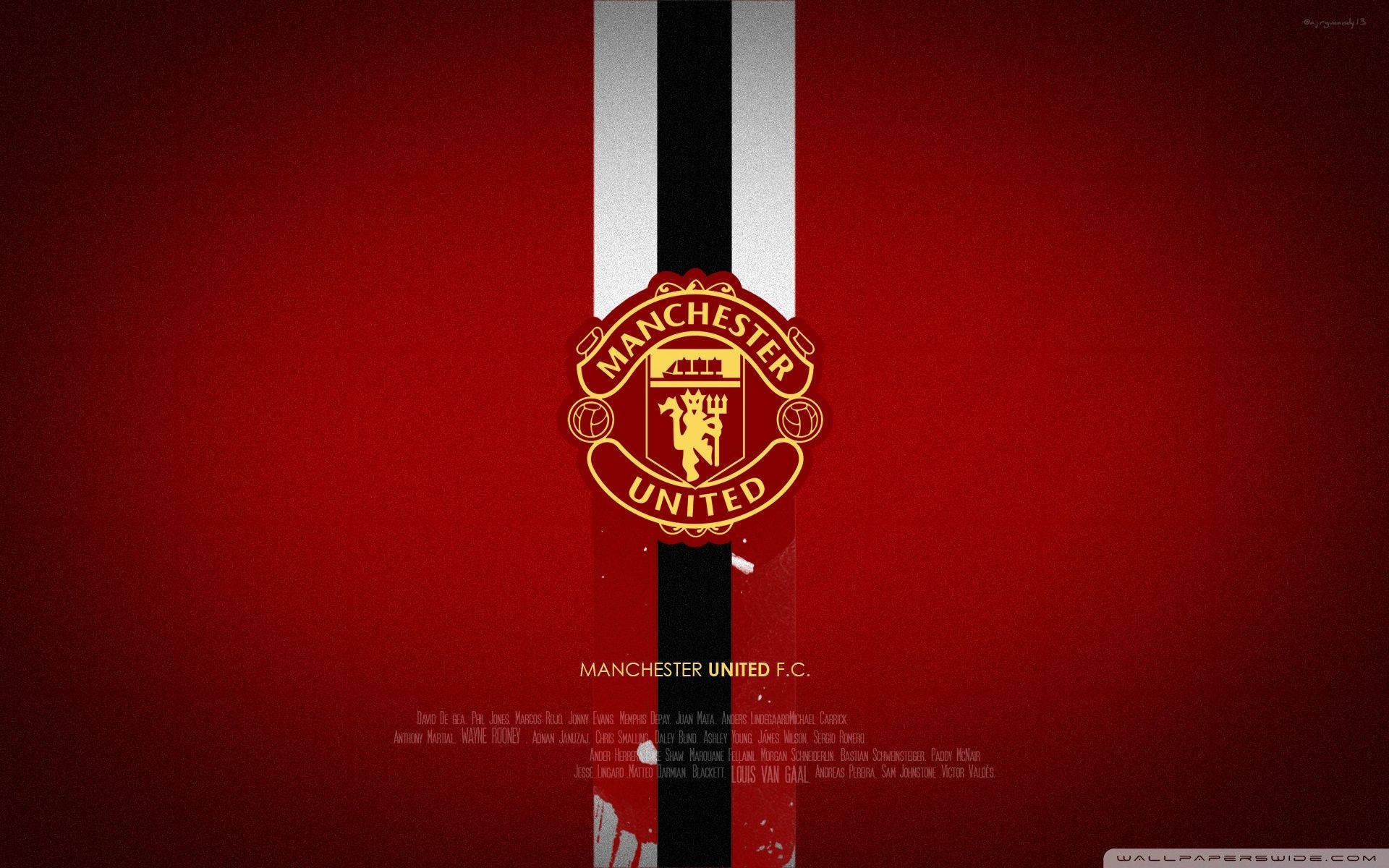 Manchester United Red Widescreen Background