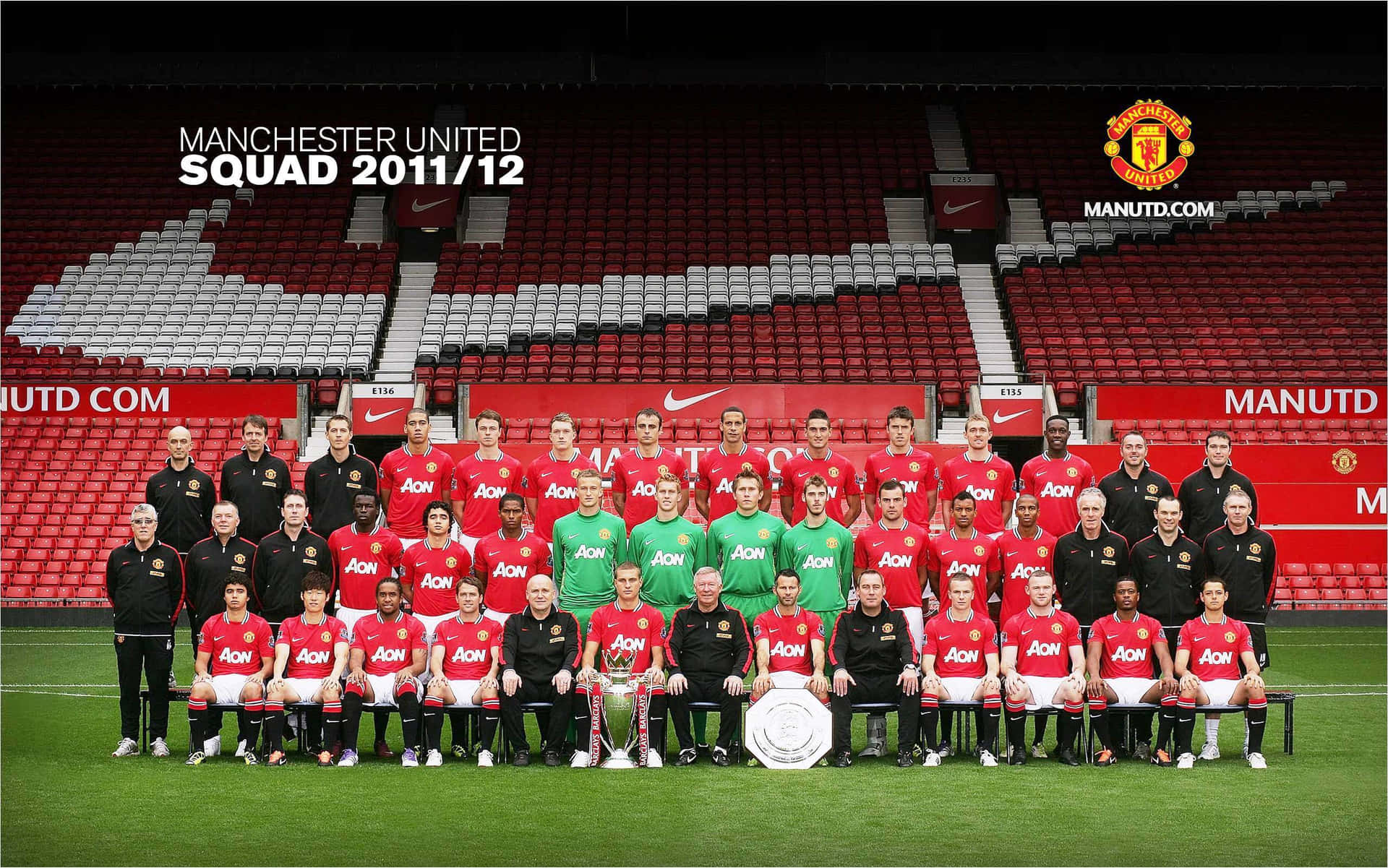 Manchester United Team Roster Background