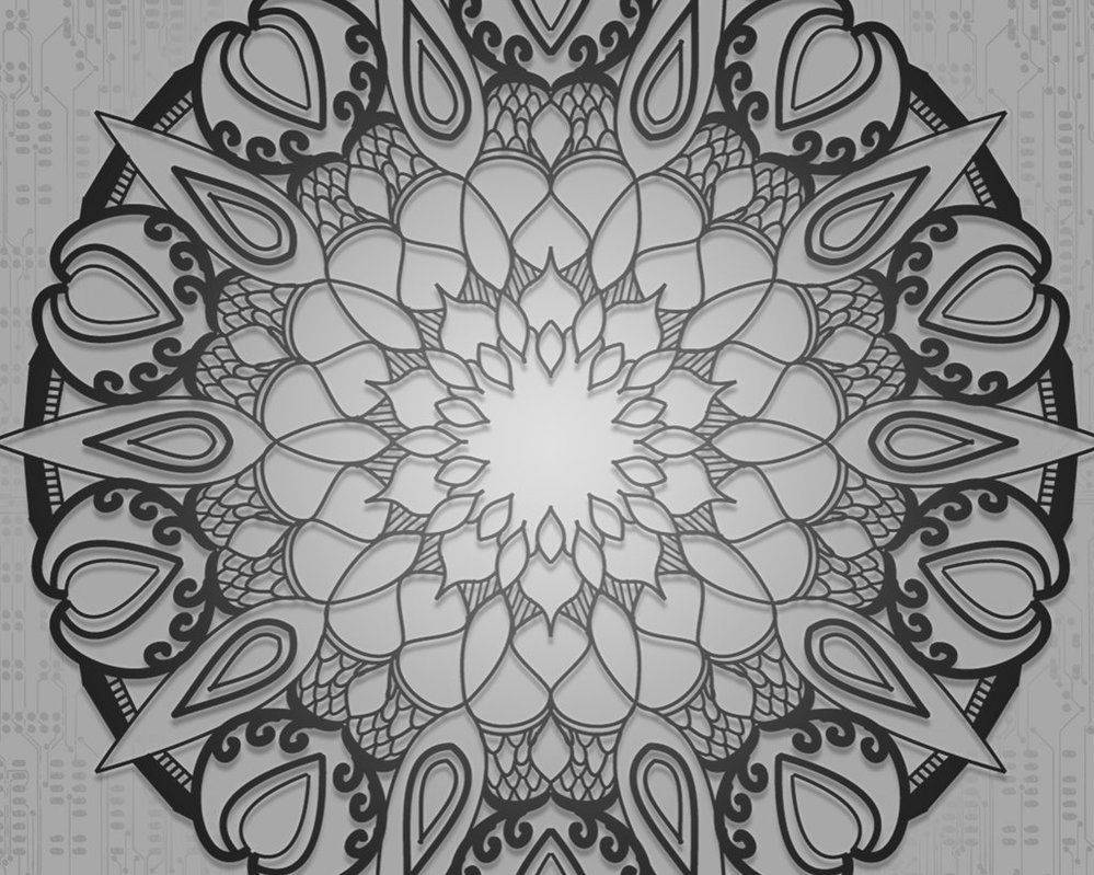 Mandala Floral Pattern Background
