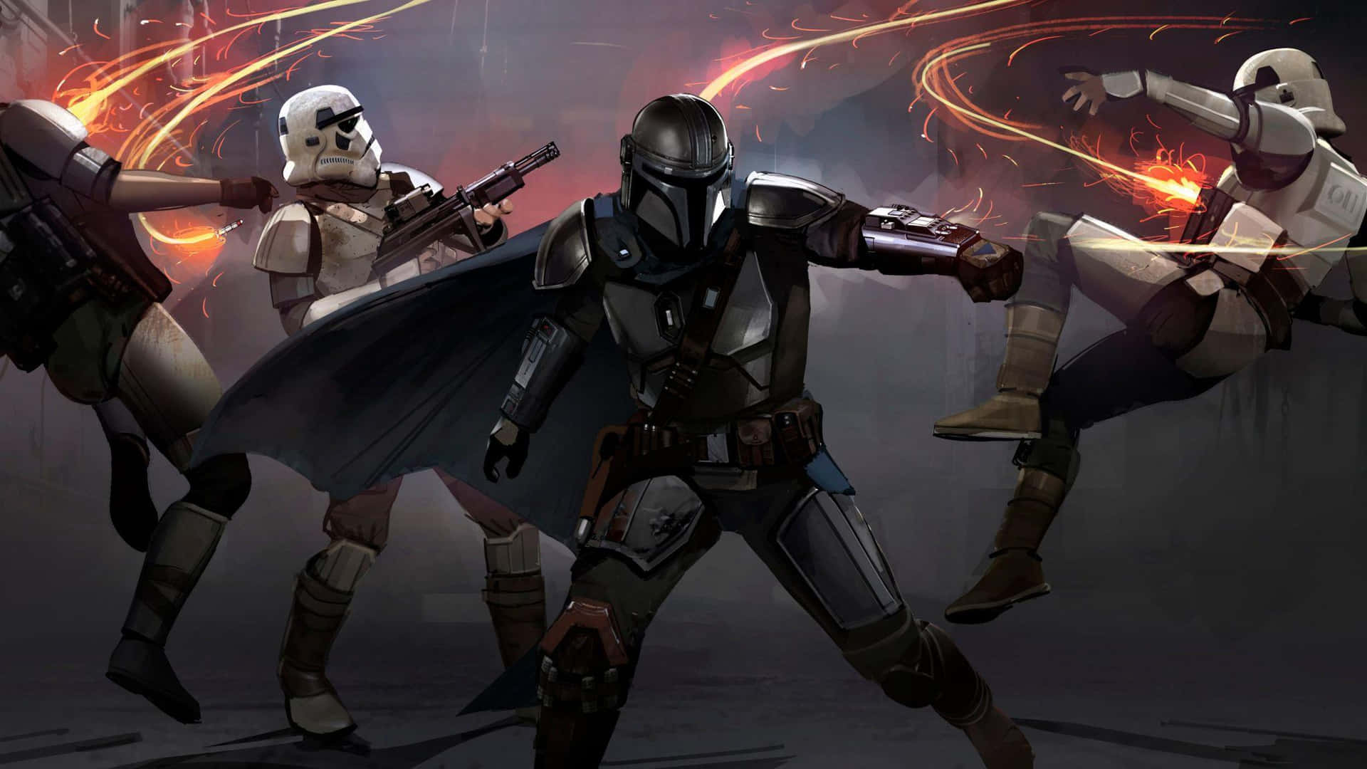 Mandalorian_ Battle_ Scene Background