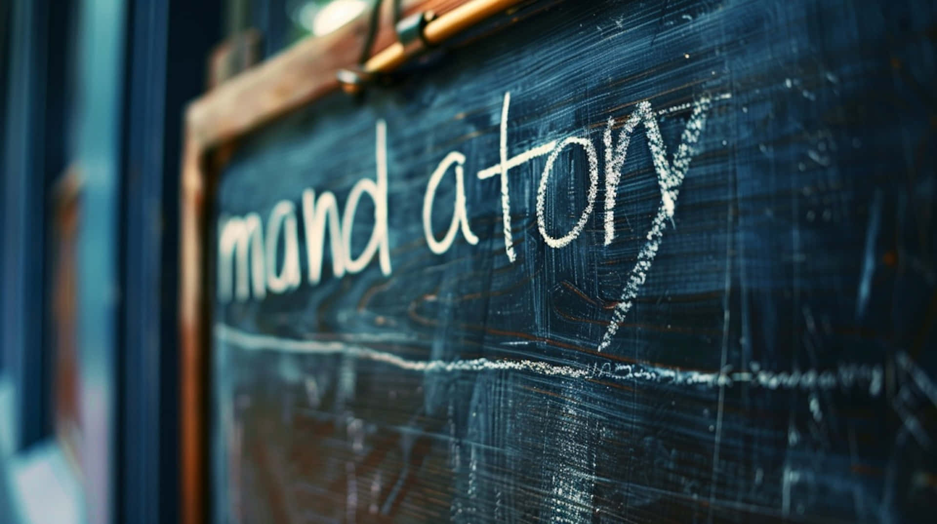 Mandatory Signon Chalkboard