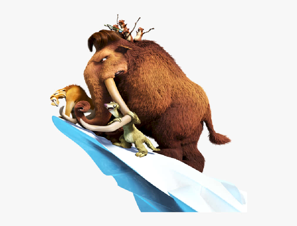 Manfred From Ice Age Continental Drift Background