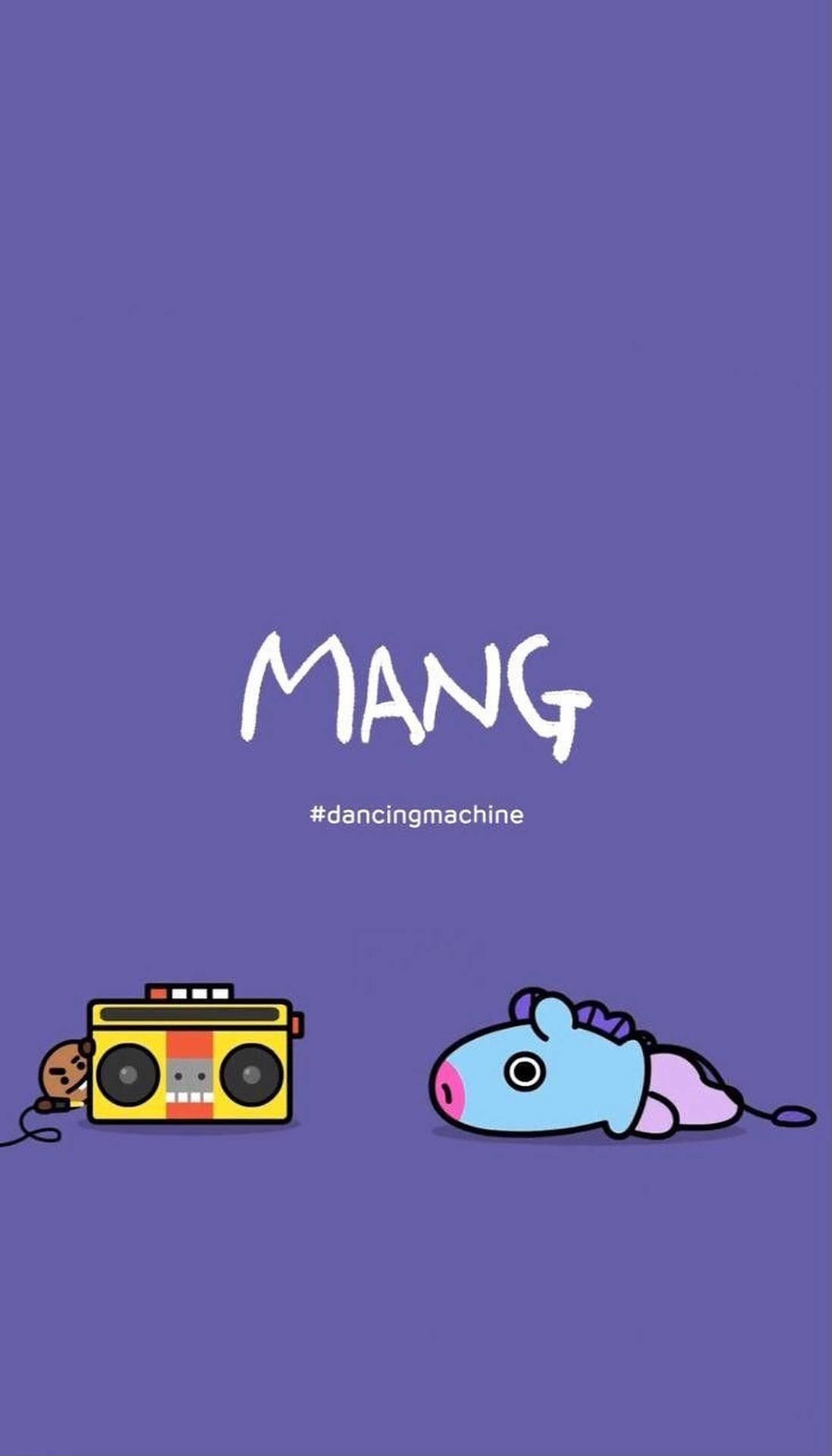 Mang Bt21 Dancing Machine Background
