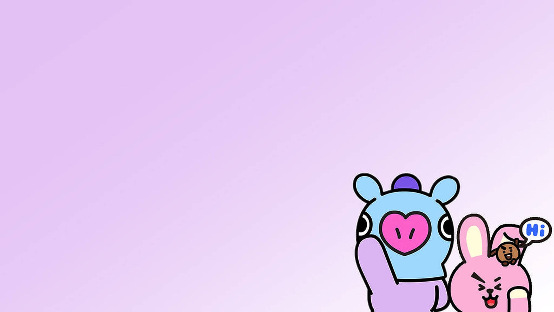 Mang Bt21 Iconic Trio Background