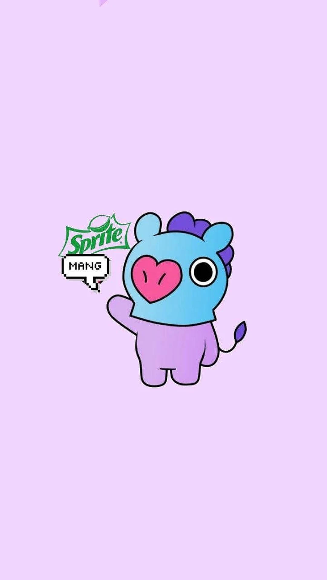 Mang Bt21 With Sprite Background