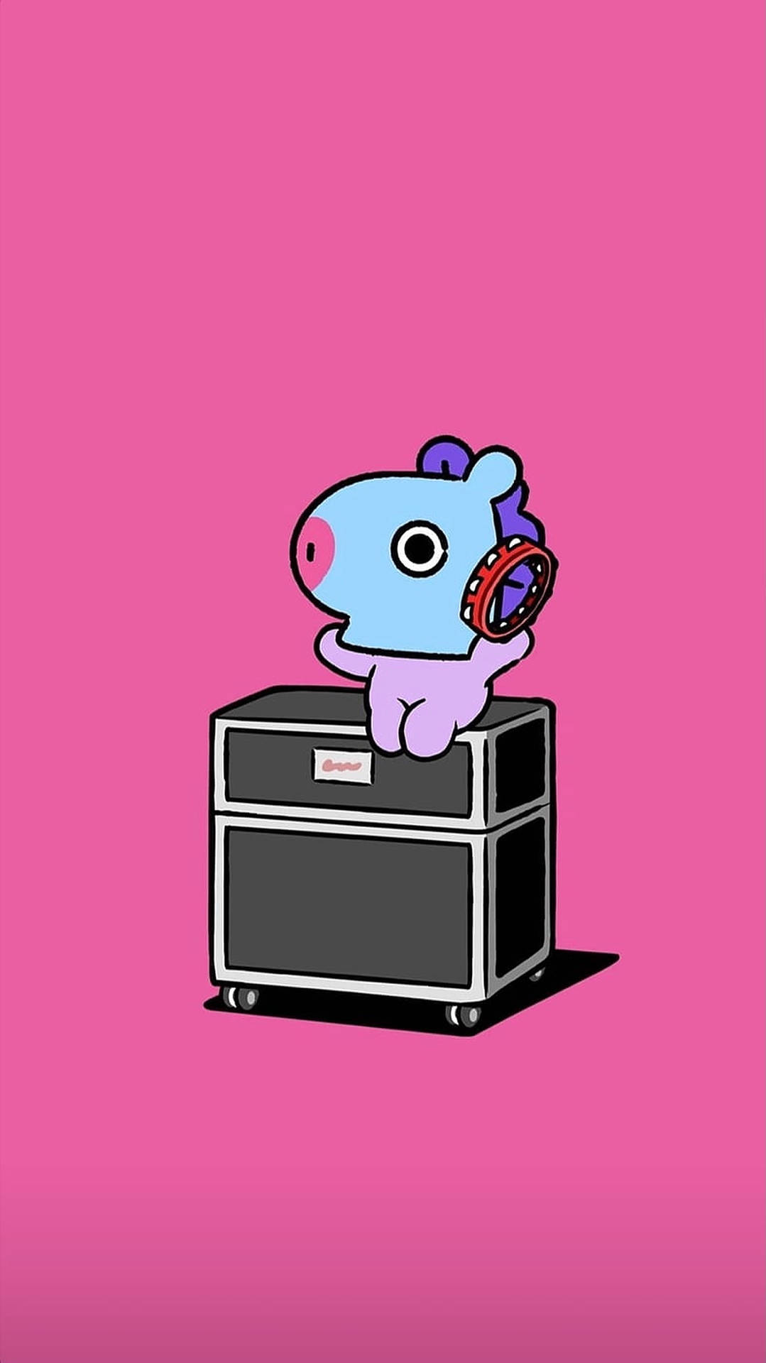 Mang Bt21 With Tambourine Background