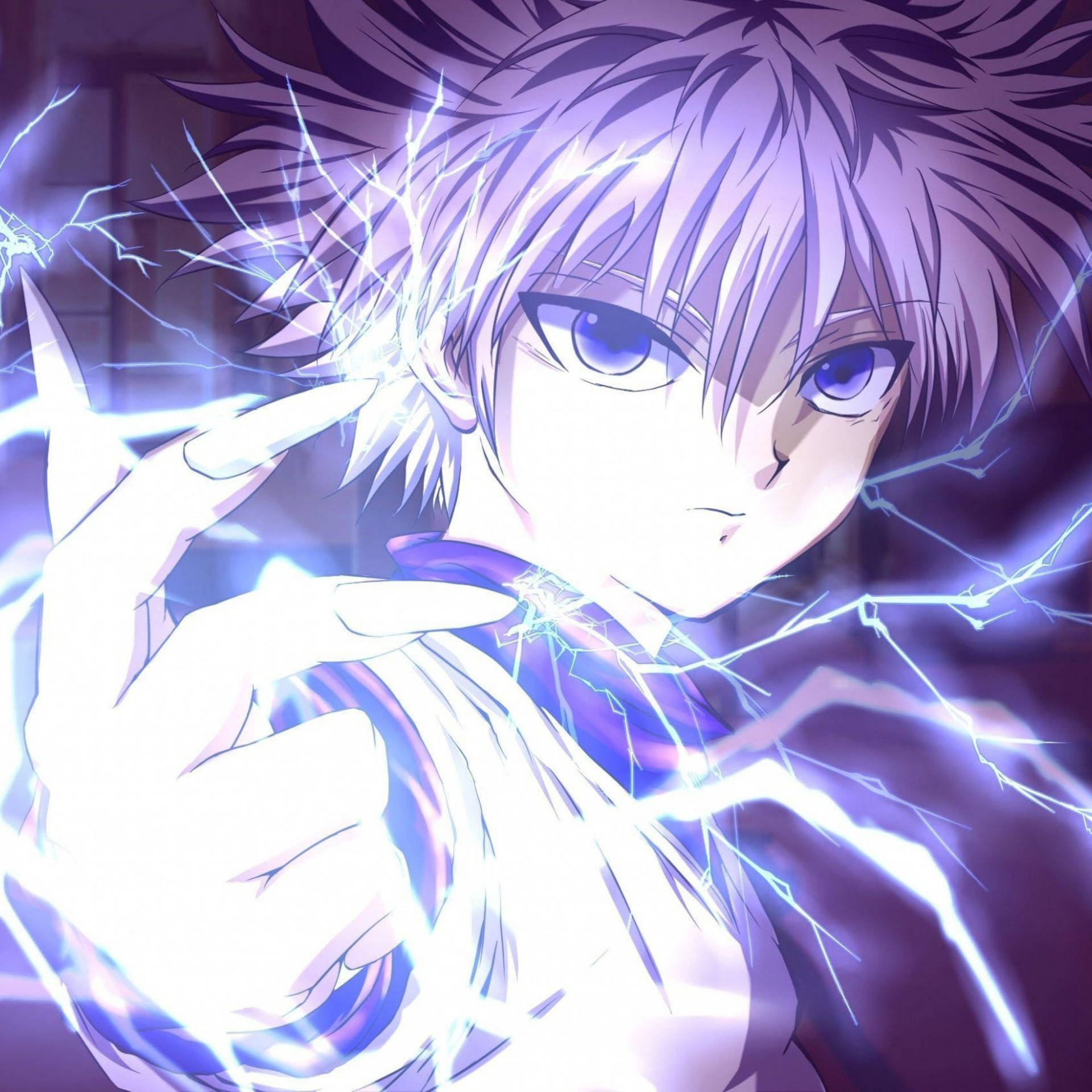 Manga Character Killua Aesthetic Background