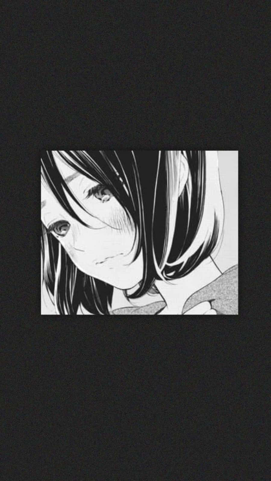 Manga Girl Sad Aesthetic Anime Background