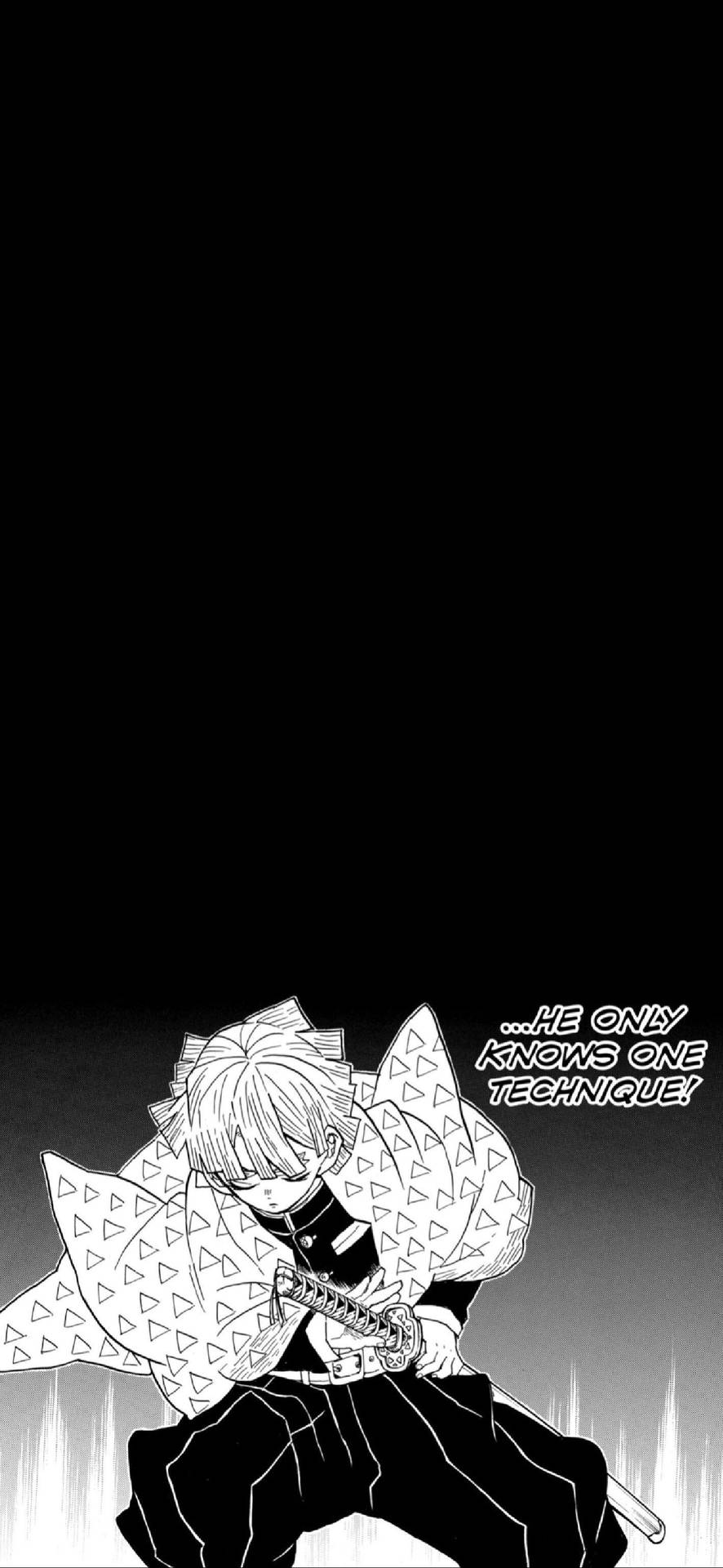 Manga Iphone Zenitsu Agatsuma Background