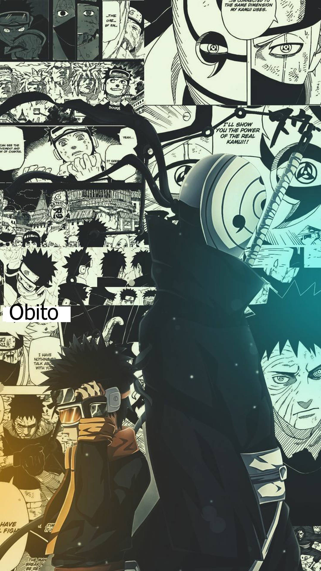 Manga Obito Uchiha 4k Background