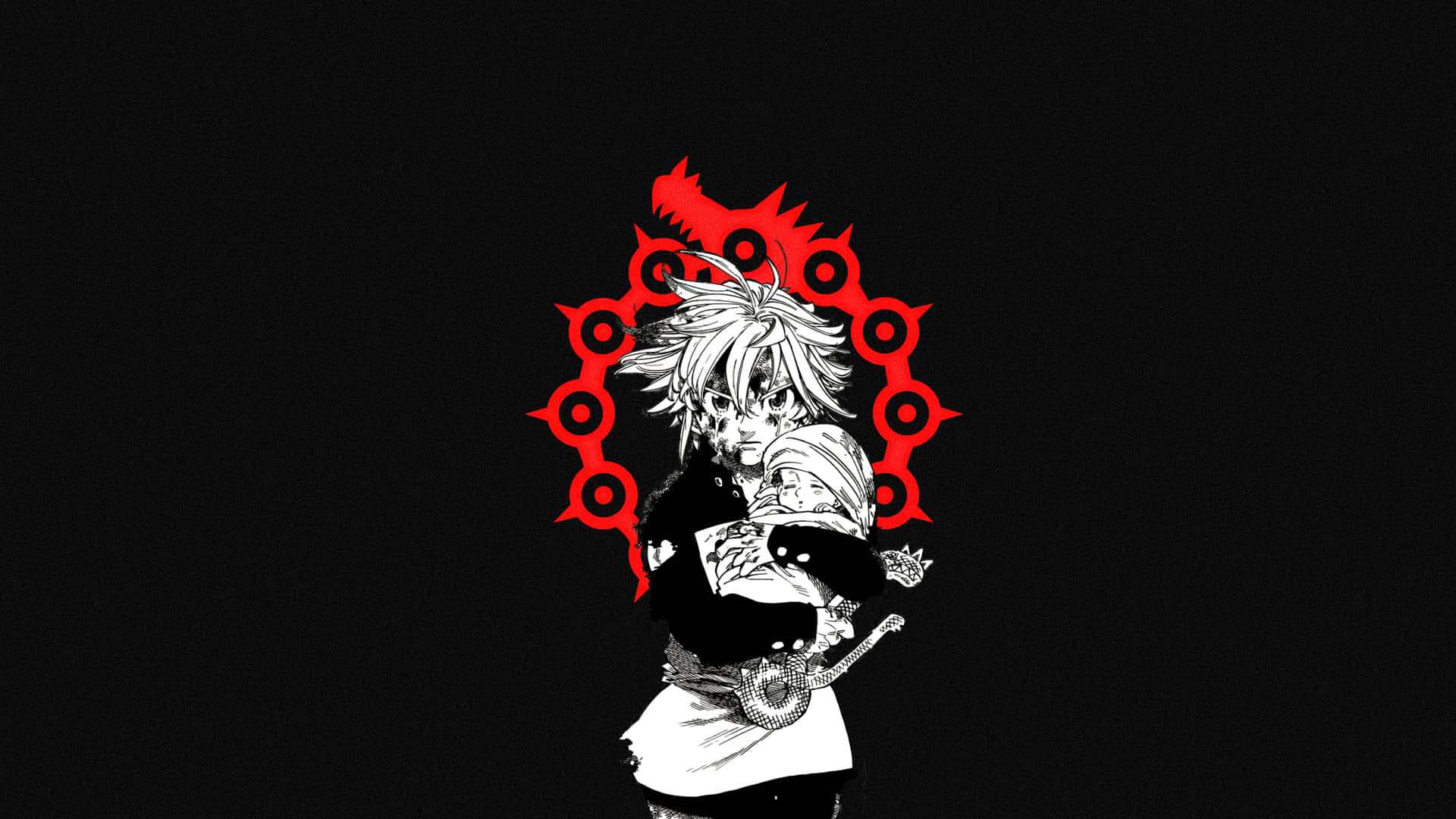 Manga Panel Seven Deadly Sins 4k Background