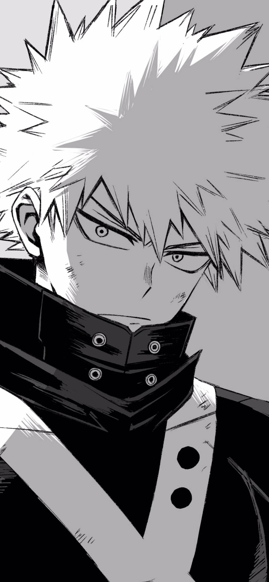 Manga Style Bakugo My Hero Academia Iphone Background