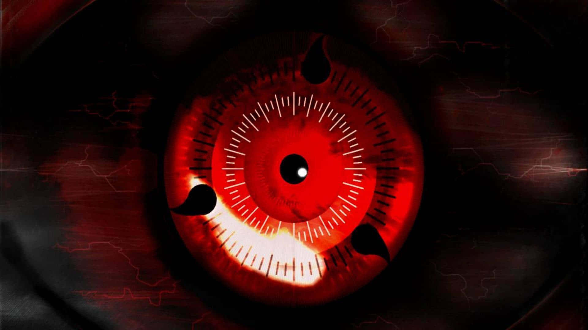 Mangekyou Sharingan Eye Art Background