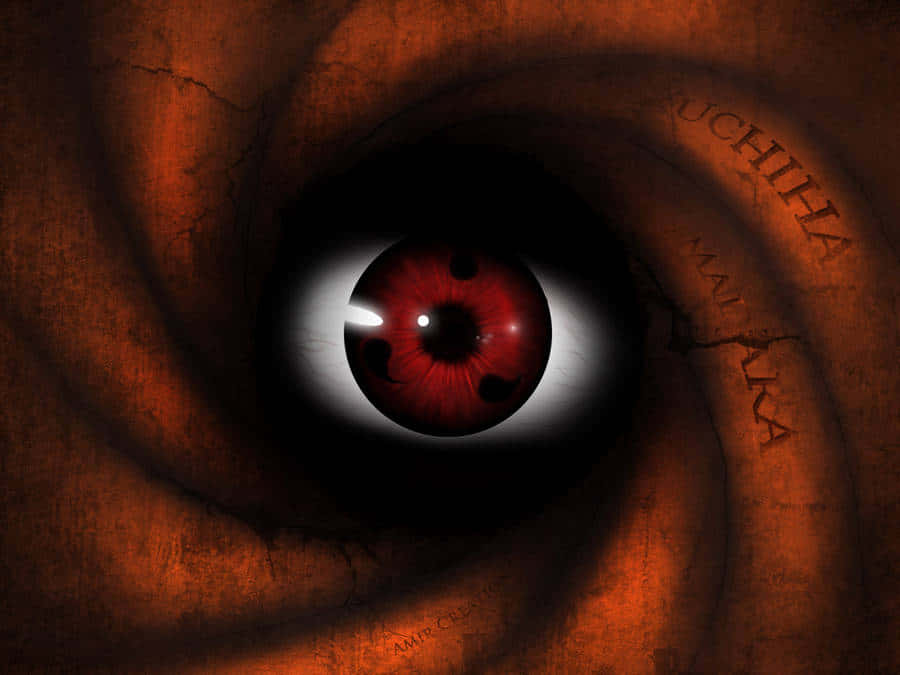 Mangekyou Sharingan Eye Art Background