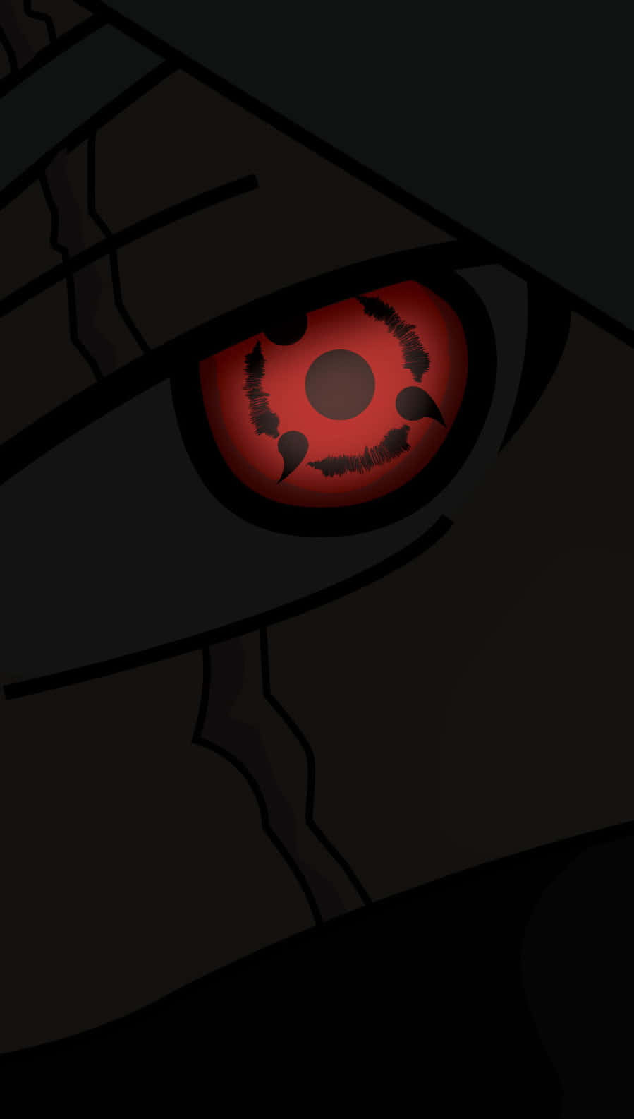 Mangekyou Sharingan Eye Art Background