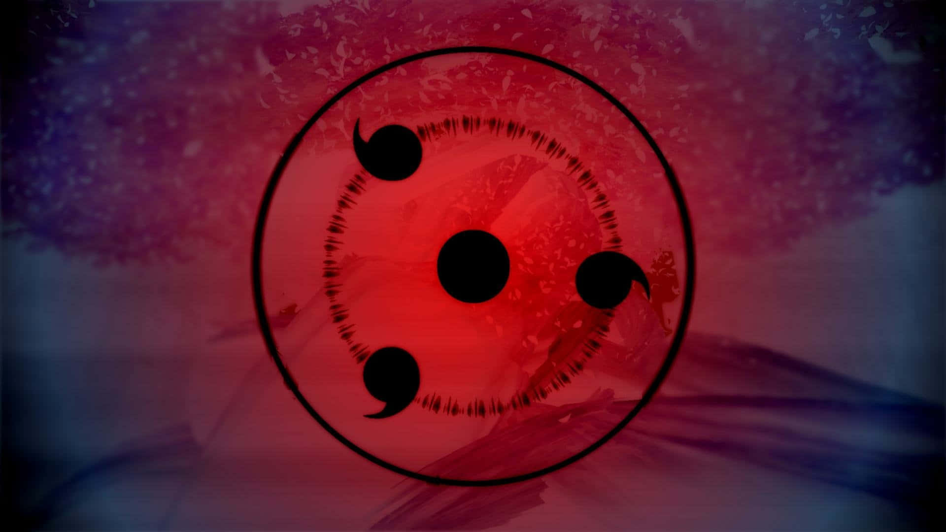 Mangekyou Sharingan Eye Illustration Background