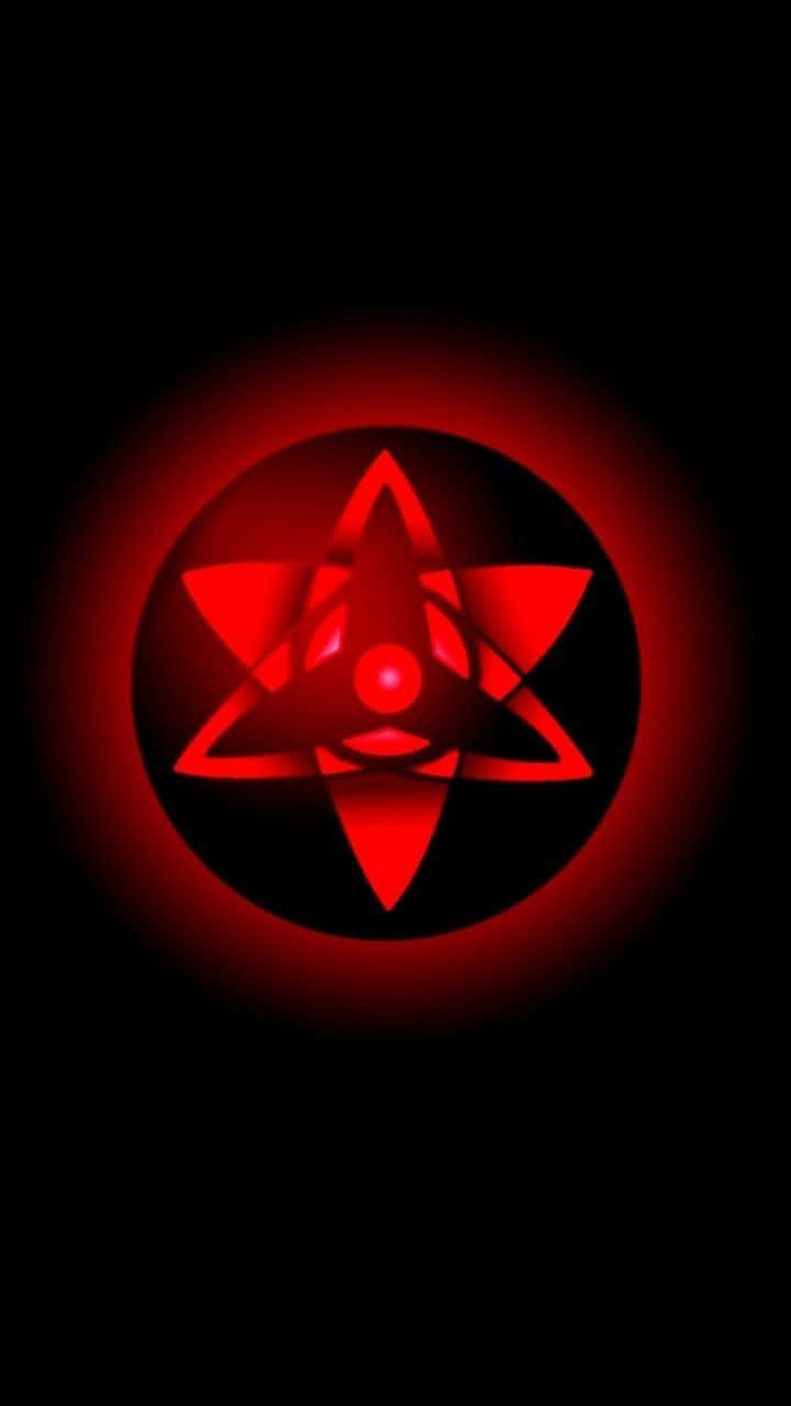 Mangekyou Sharingan Red Design Background