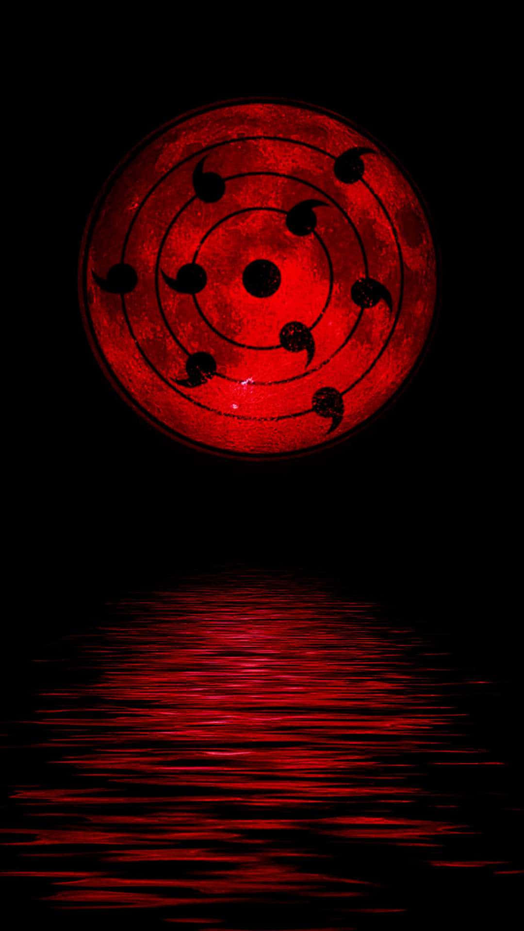 Mangekyou Sharingan Reflection Background