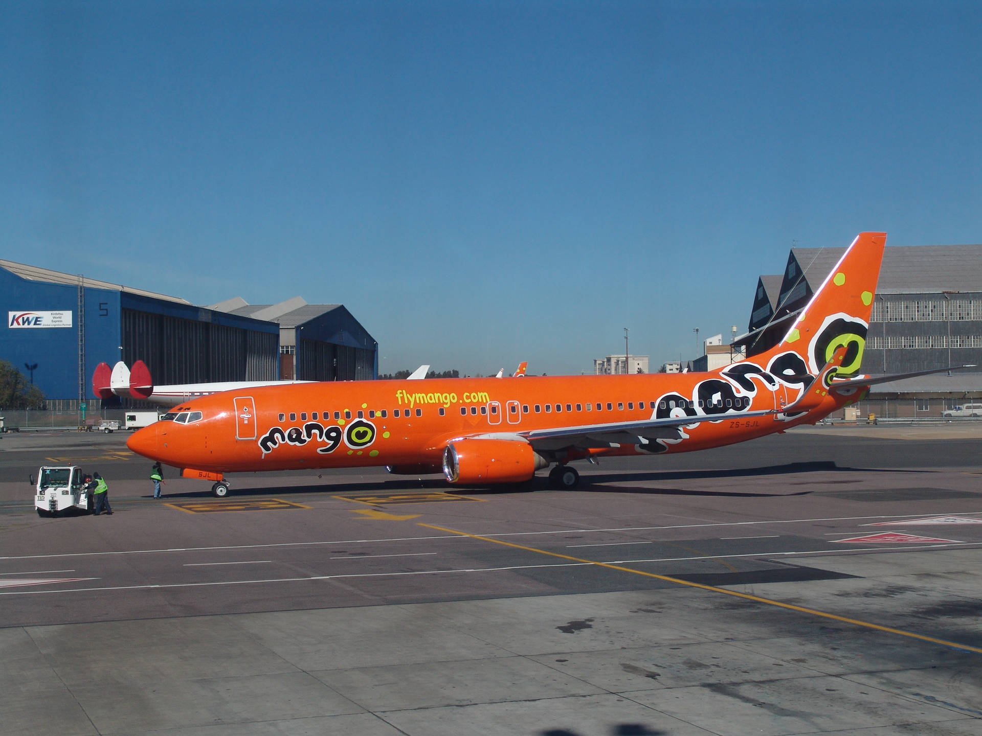 Mango Airlines Aircraft Background