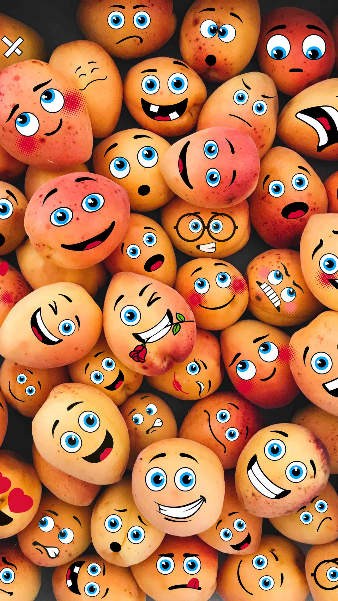 Mango Emojis Background