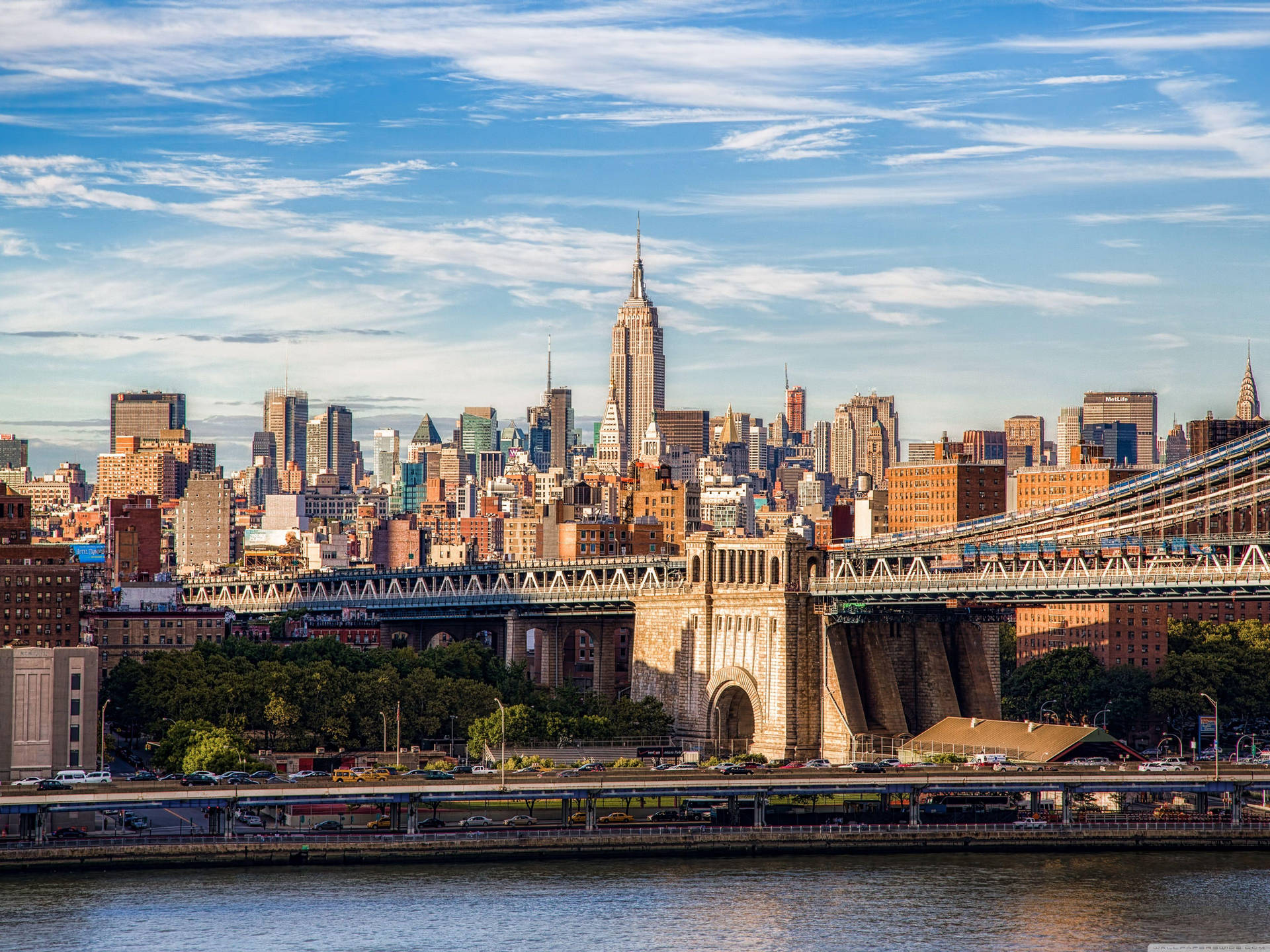 Manhattan Brooklyn Bridge Daytime