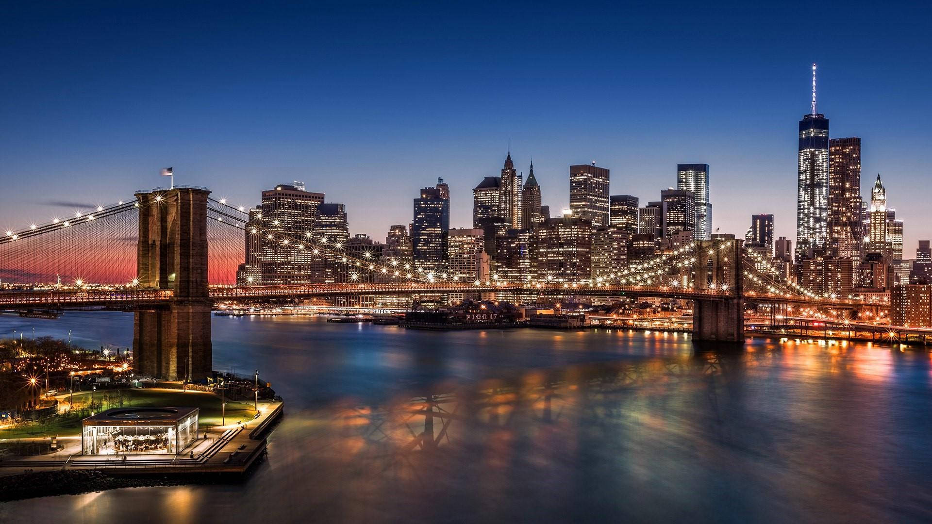 Manhattan-brooklyn Bridge Illuminate