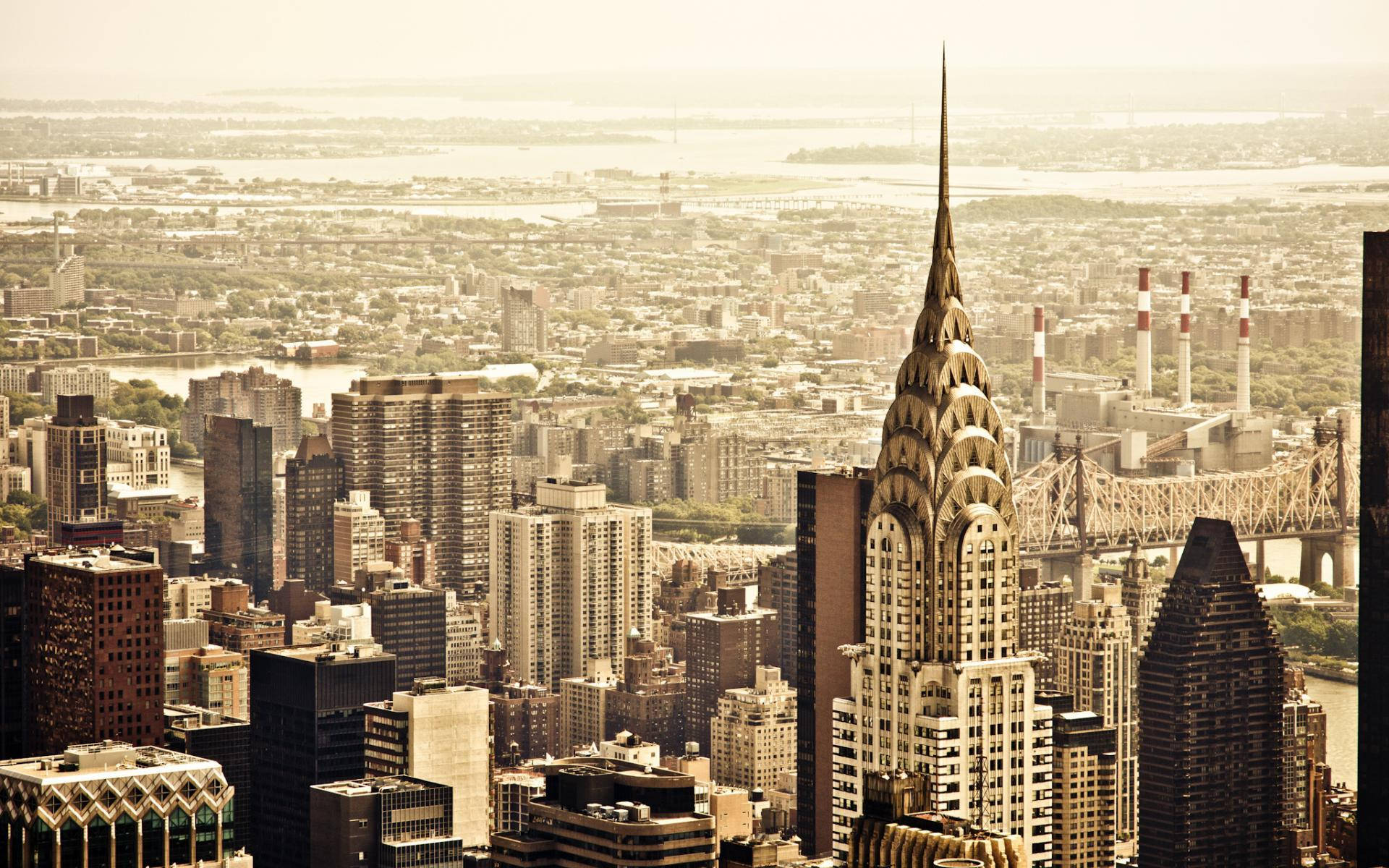 Manhattan Chrysler Building Background