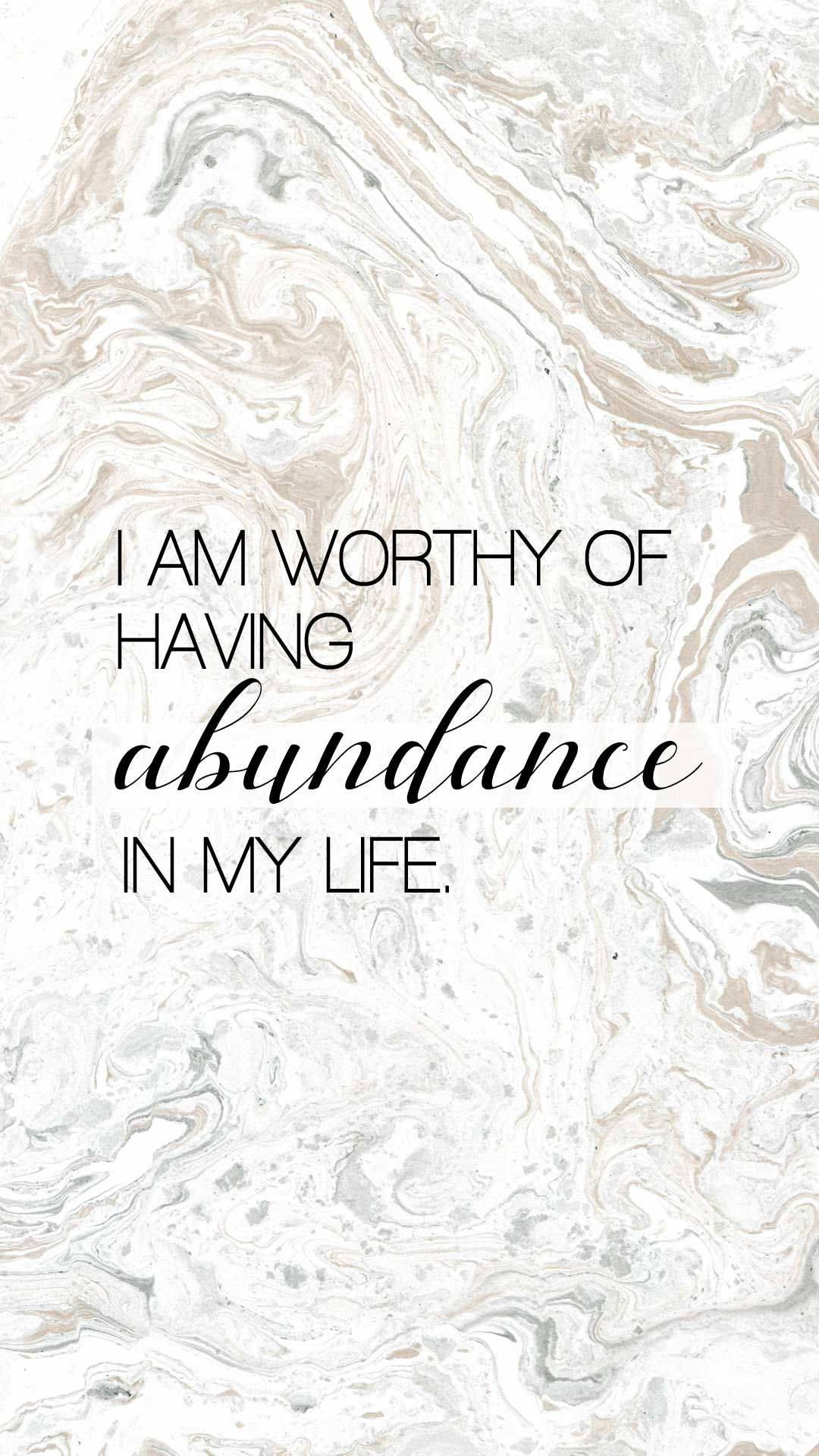 Manifest Having Abundance Background