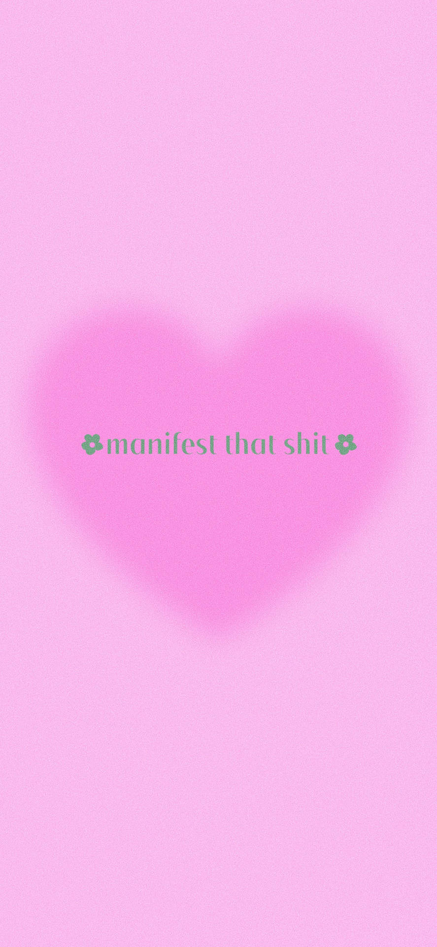 Manifest Pink Heart Background
