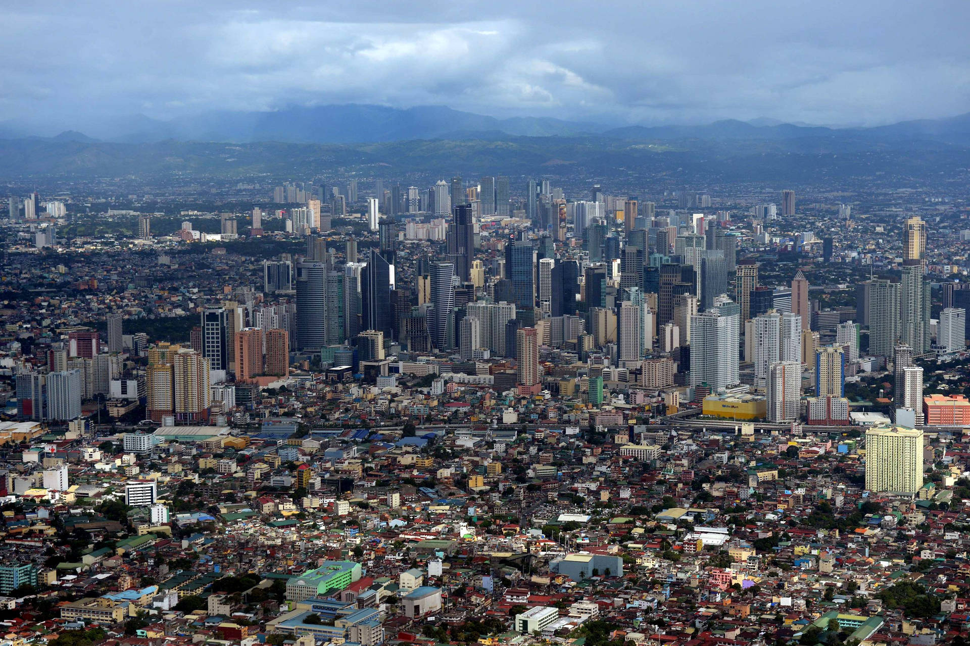 Manila Philippines Cityscape Background