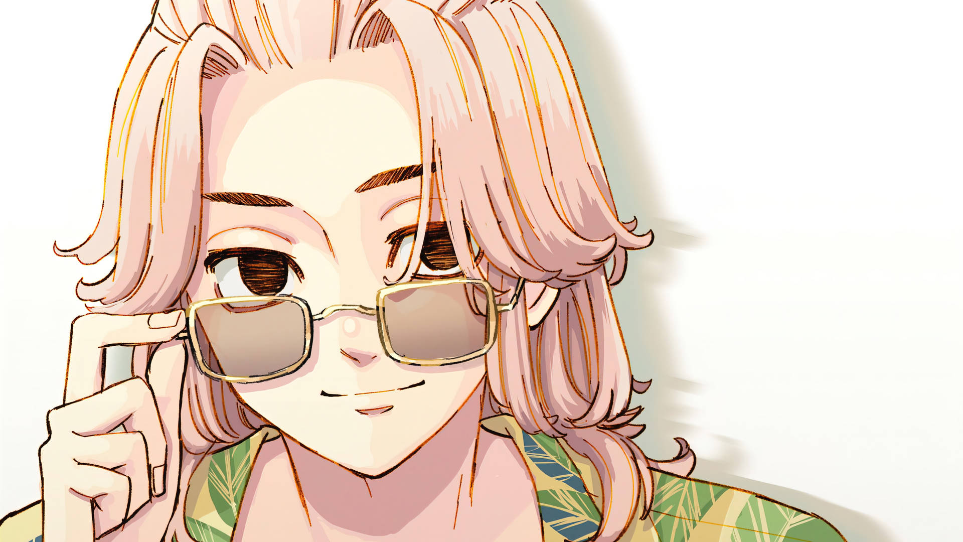 Manjiro Sano With Sunglasses Background