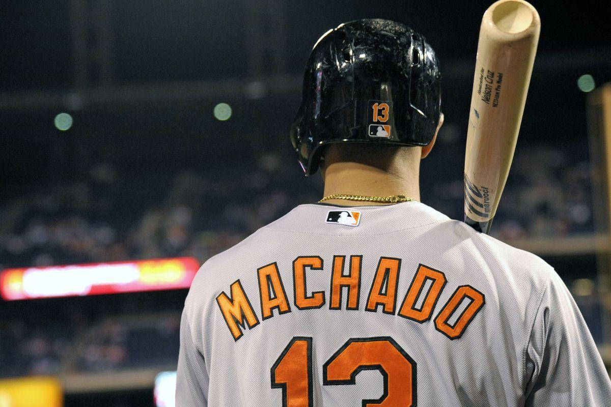 Manny Machado Back Game Photo