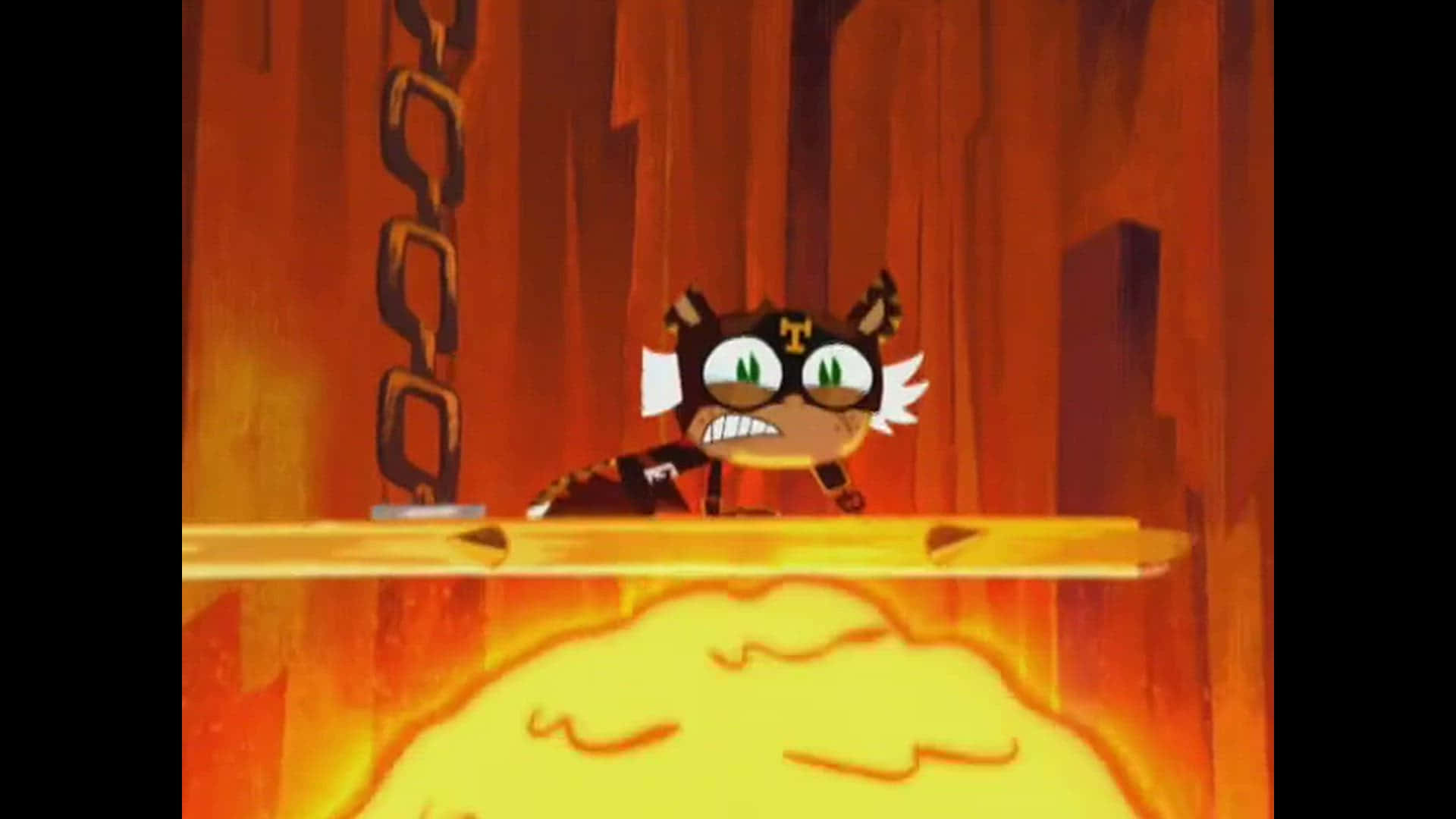 Manny On Platform In El Tigre The Adventures Of Manny Rivera Background