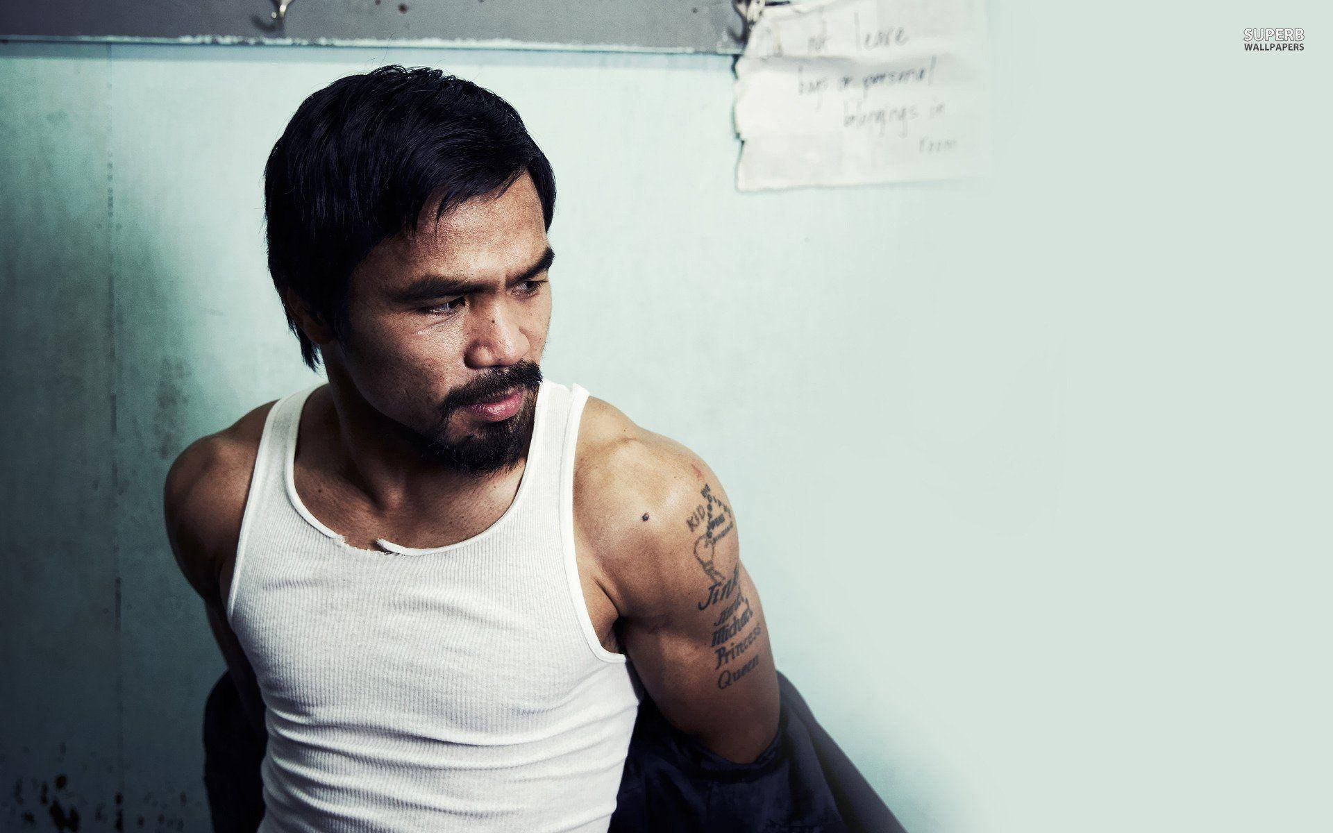 Manny Pacquiao Candid Photo Background