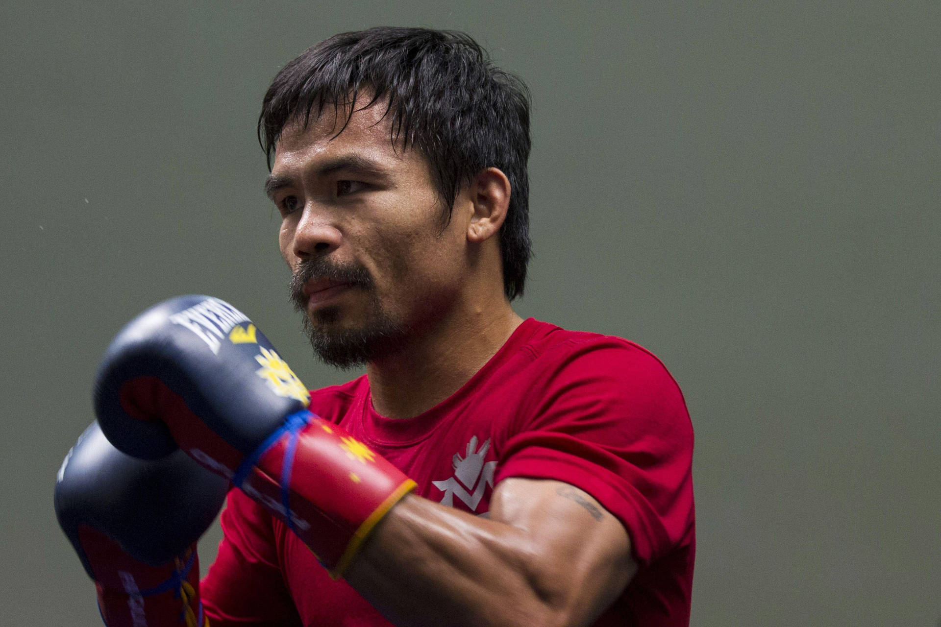 Manny Pacquiao In Practice Background