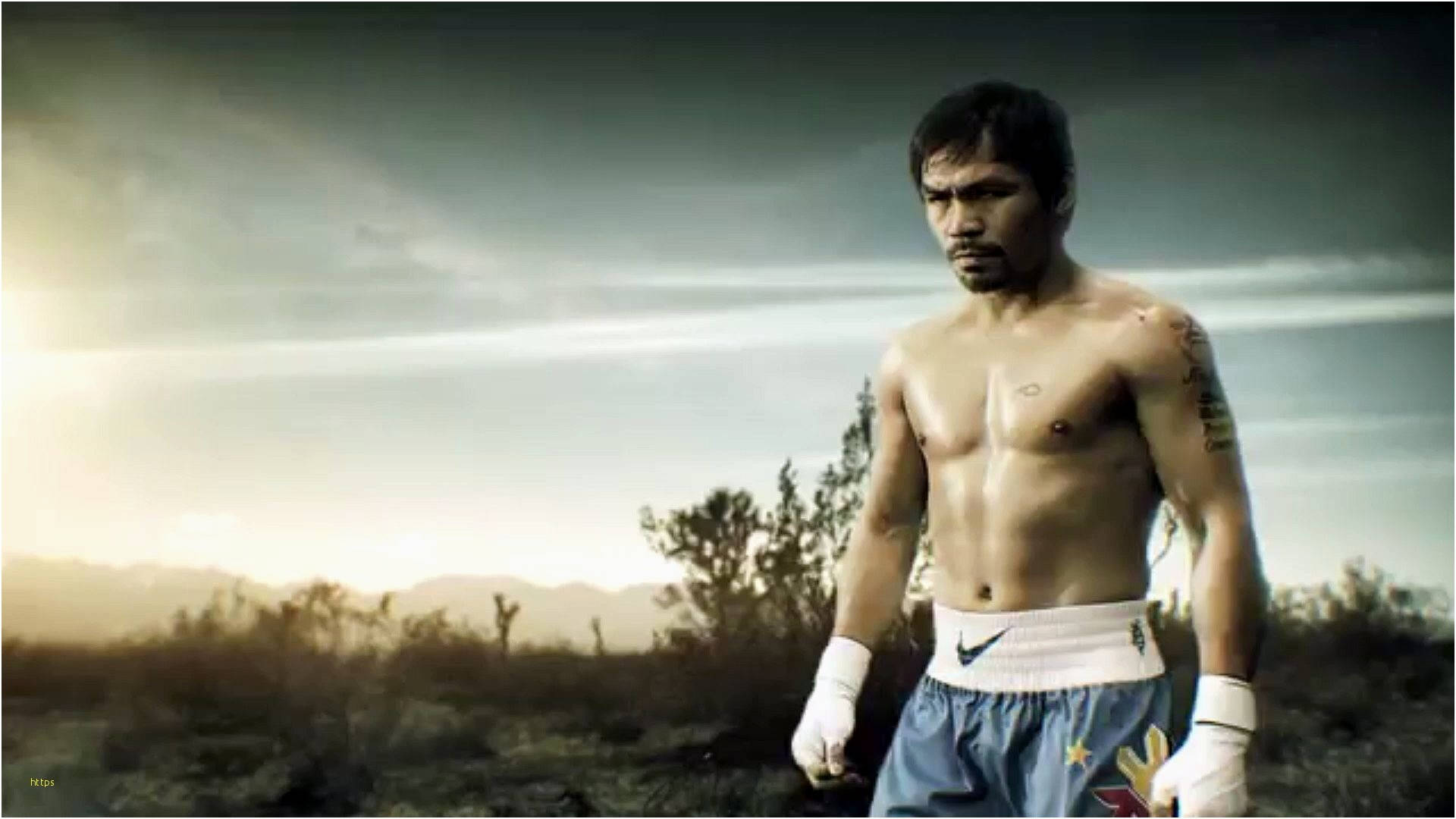 Manny Pacquiao In Tv Ad Background