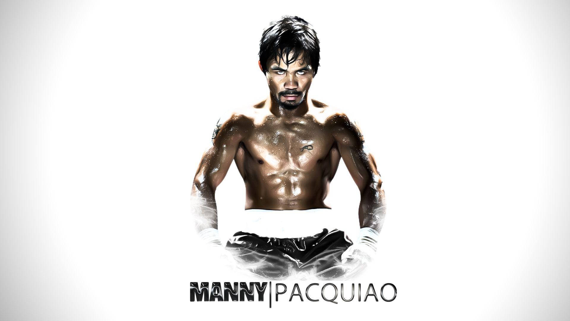 Manny Pacquiao Posed In A Stunning White Artistic Piece