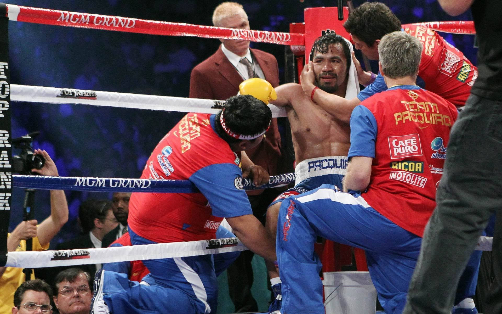 Manny Pacquiao Ring Side