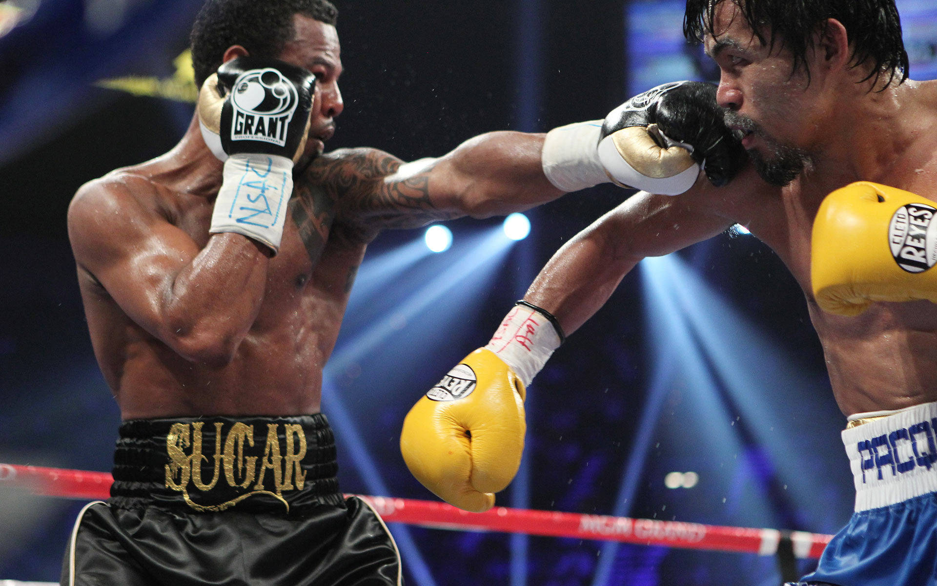 Manny Pacquiao Vs Shane Mosley Fight Background