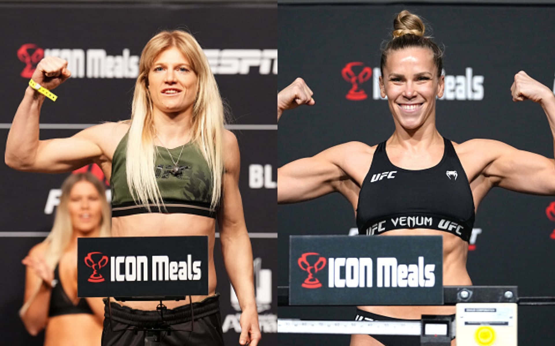 Manon Fiorot And Katlyn Chookagian Flexing Background