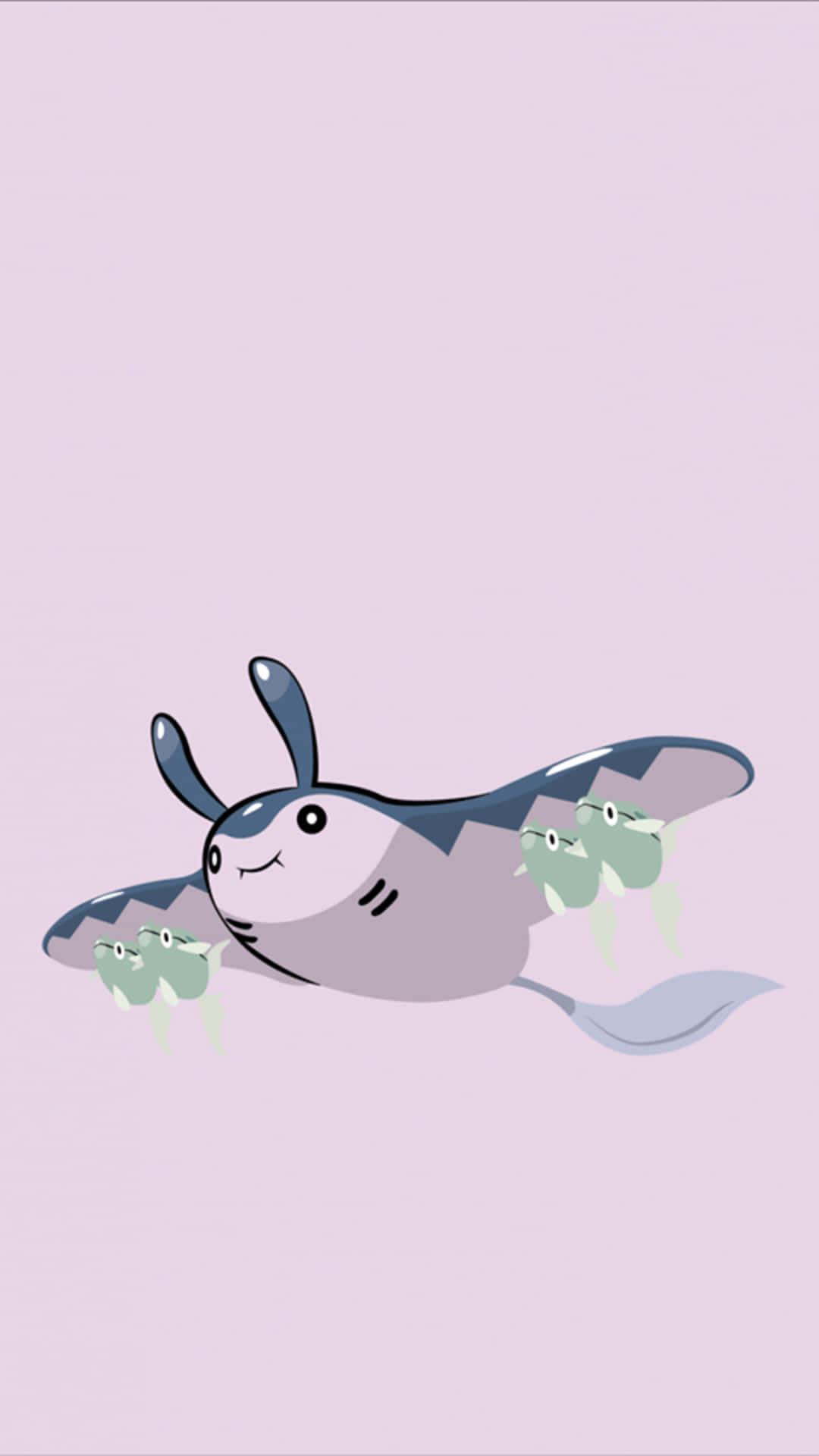 Mantine Light Purple Art Phone Background